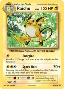 Raichu - 36/108 (XY Evolutions) - Deck Exclusives